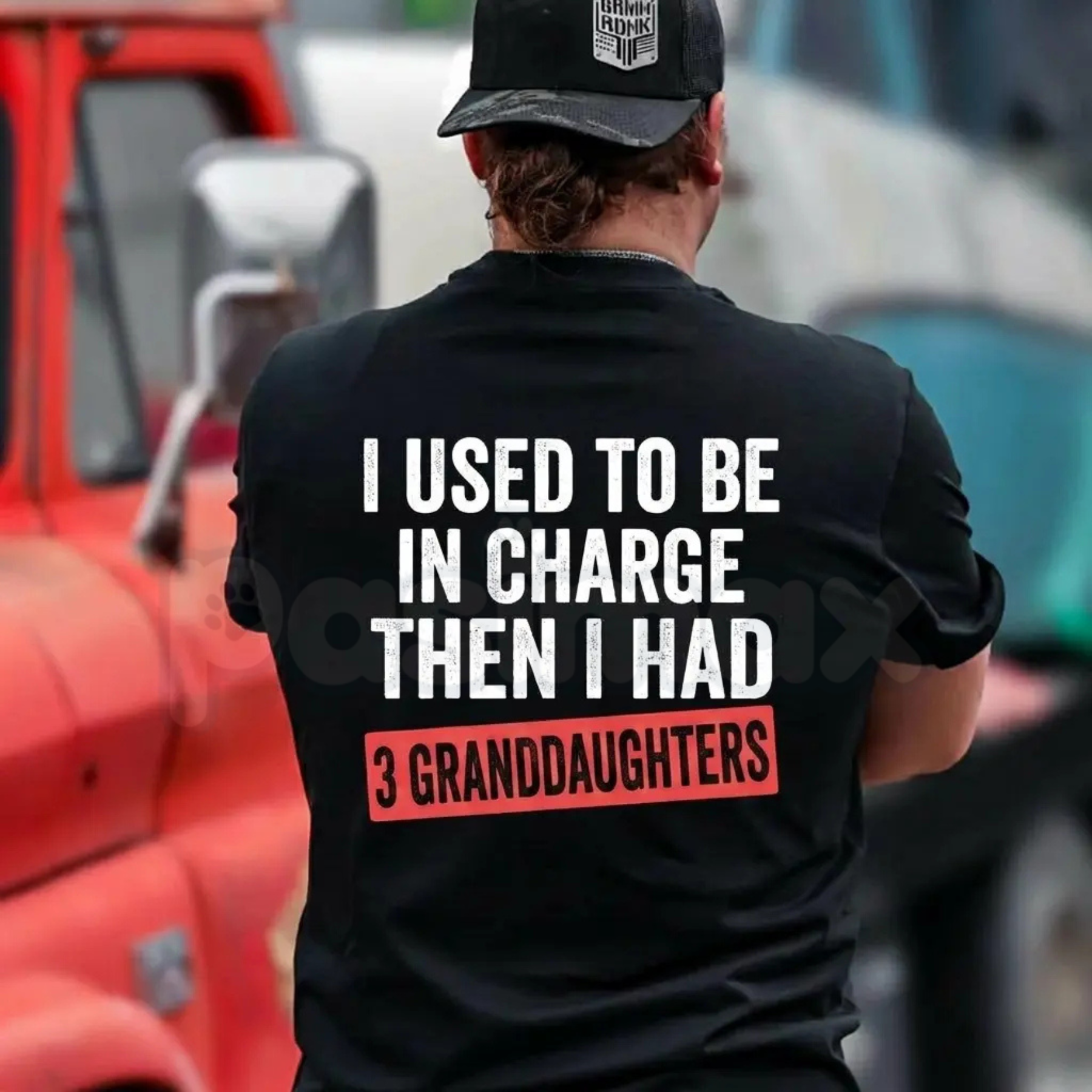 "I Used To Be In Charge" Granddaughter T-Shirt â Funny Father's Day Gift Ideas Grandpa Graphic Tee