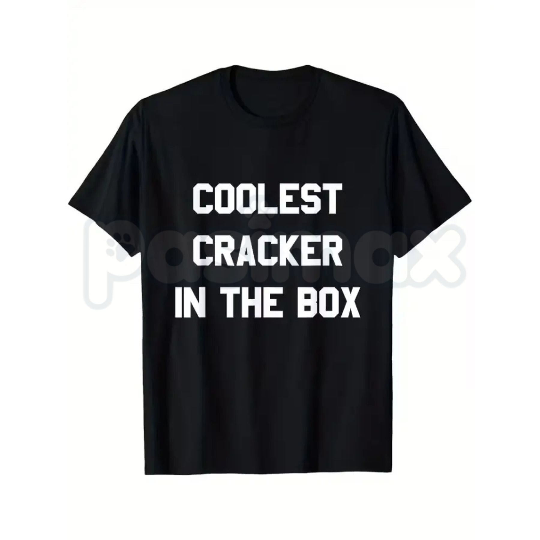 "Coolest Cracker In The Box" T-Shirt â Funny Self-Deprecating Graphic Tee, Remastered Heavy Cotton Witty Statement Top, Soft Lived-In Heavyweight Sarcastic Shirt, Made in USA
