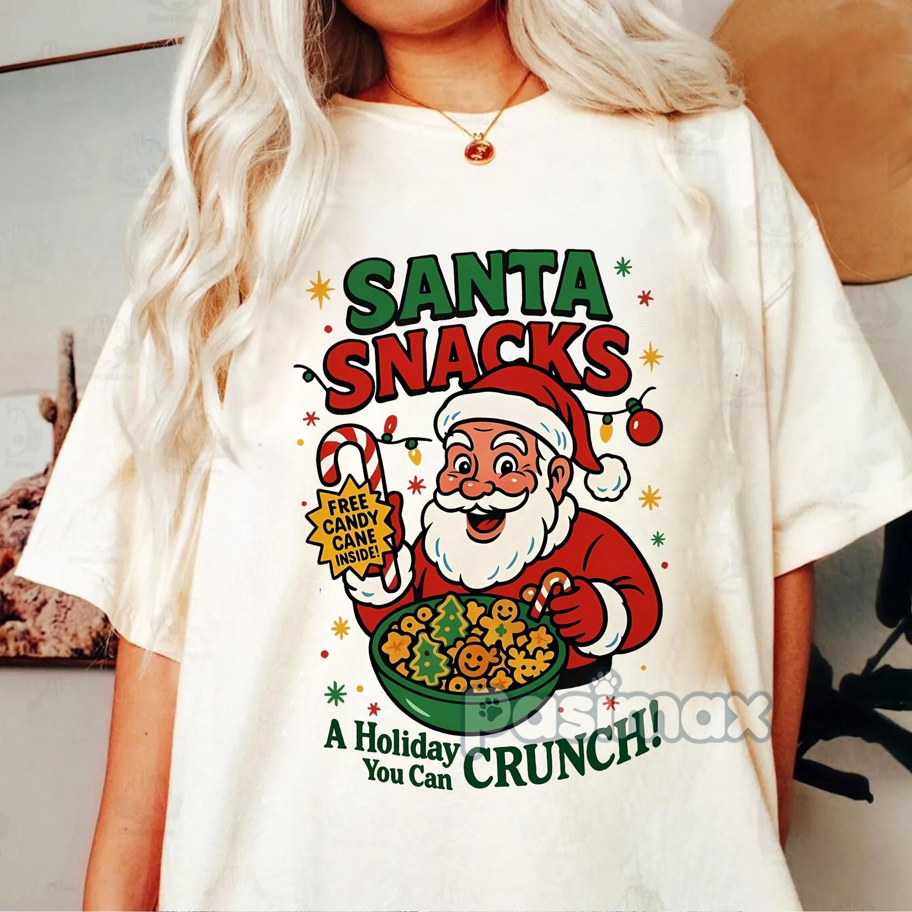 "Cereal Christmas Movies" T-Shirt - Retro Christmas Charm Shirt, Nostalgic Holiday Tee