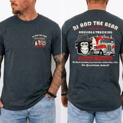 "BJ and the Bear Hauling Trucking Ltd" Vintage T-Shirt â Retro 70s TV Show Weathered Unisex Graphic Tee