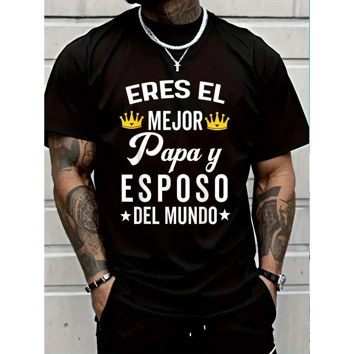 "Eres El Mejor Papa" Spanish T-Shirt â Vintage Father's Day Latino Dad Graphic Tee