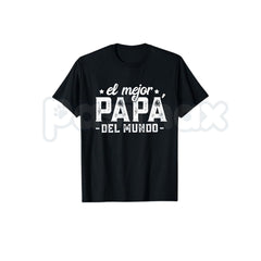 "Best Dad in the World" Spanish Father's Day T-Shirt â Proud Papa Graphic Cotton Tee