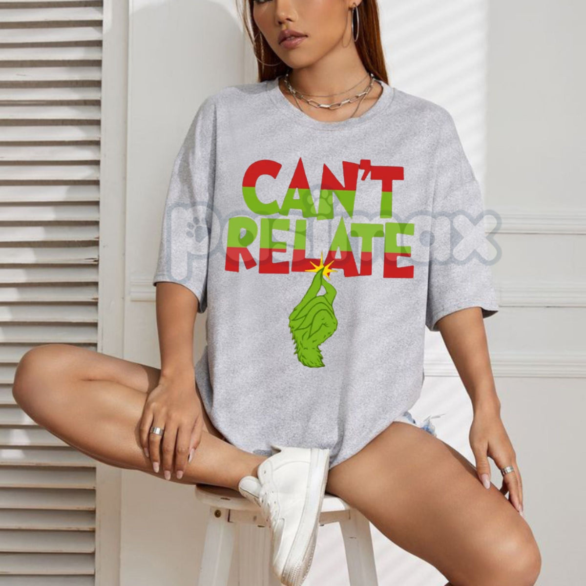 "Can't Relate" Holiday Tee - Funny Anti-Christmas Slogan Shirt, Sarcastic Seasonal Apparel, Jaded Holiday Humor Gift