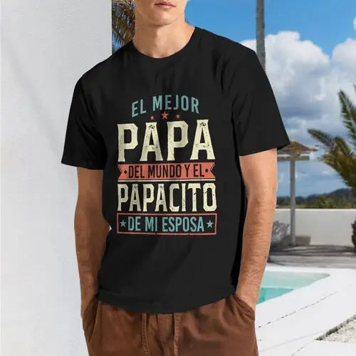 "Eres El Mejor Papa" Spanish T-Shirt â Vintage Father's Day Latino Dad Graphic Tee